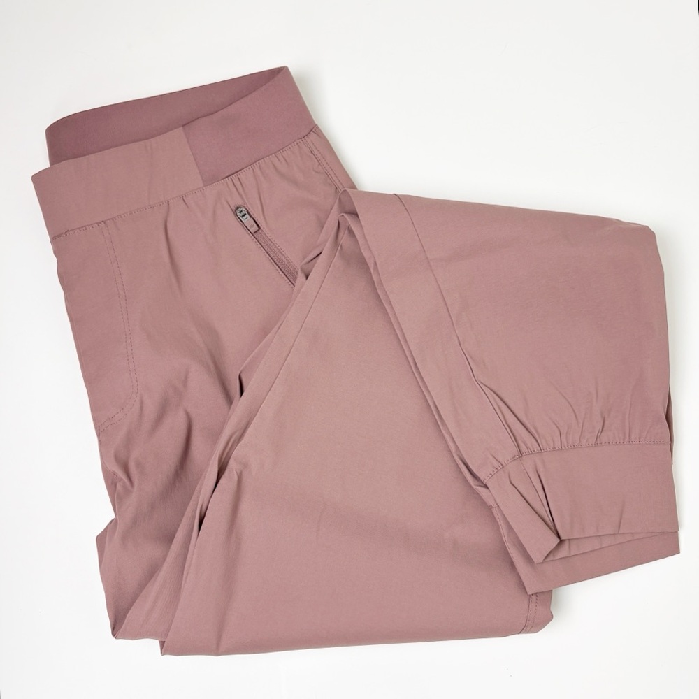 Eddie Bauer Joggers Nylon Pull On Pink